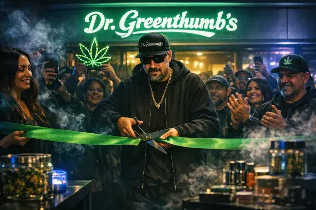 B-Real Cuts Ribbon at Dr. Greenthumb's New Sylmar Dispensary